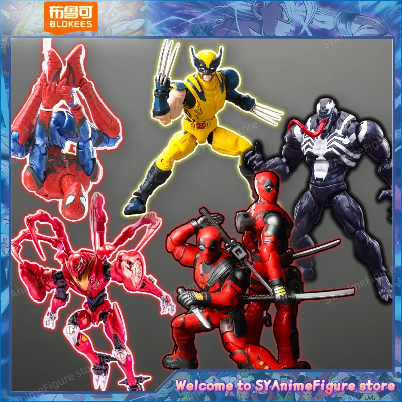 Bloques de Construcción Blokees Marvel Spider-Man Peni Parker Venom, Figura de Acción, Ensamblaje DIY, Juguete Articulado, Regalo