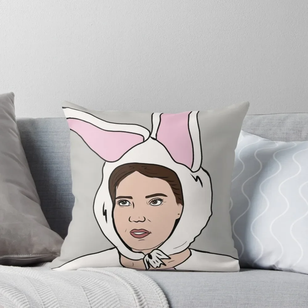 

Pocket Anya Bunny Halloween BTVS Throw Pillow Pillowcases christmas pillow case Pillows Aesthetic pillow