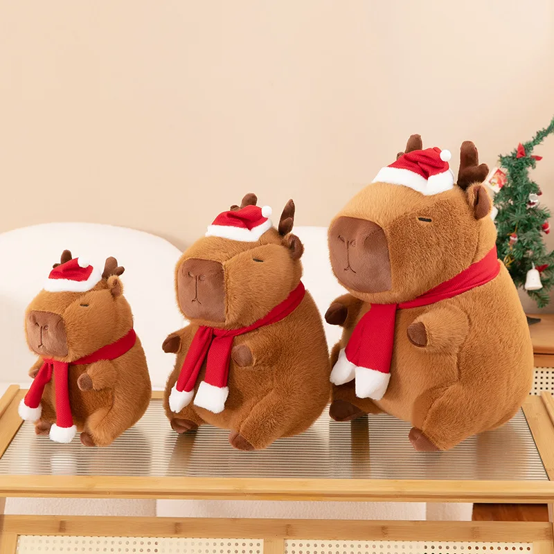 New 50cm Kawaii Capybara Plush Toy Capybara Stuffed Doll Christmas Gift Kids Birthday Xmas Present Cuddly Pillow Factory