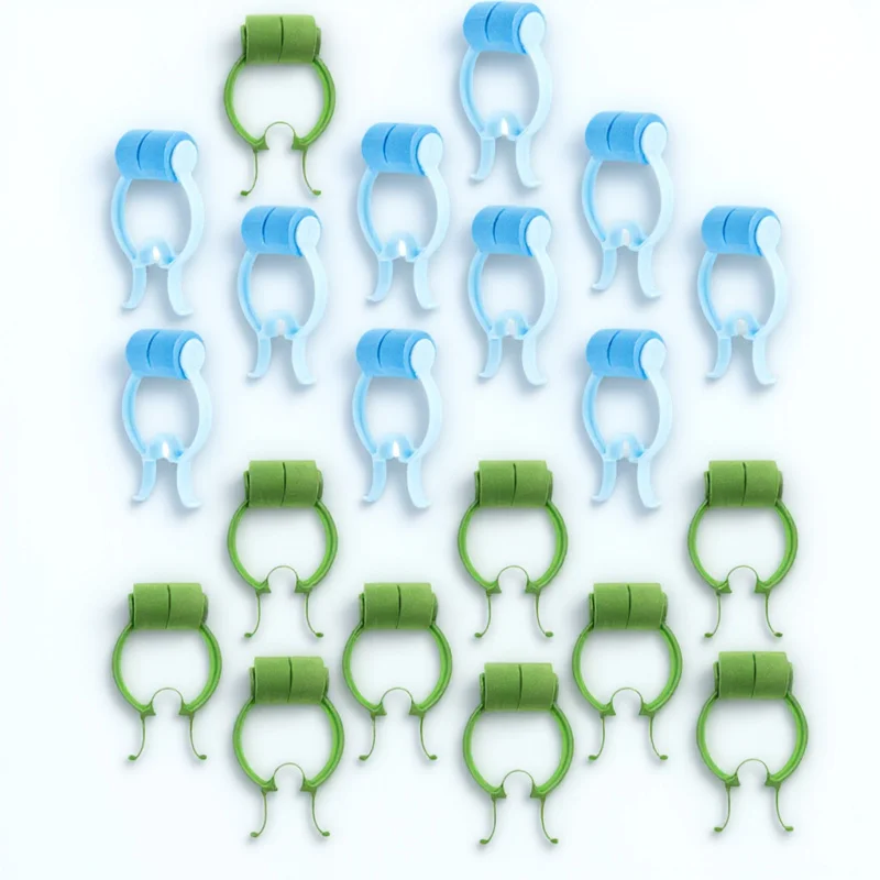 

20Pcs Nose Stop Clips Adjustable Nasal Clip Eva Pom Breath Training Clip Stop Nosebleeds Portable Nose Pincher Nasal Care Tool