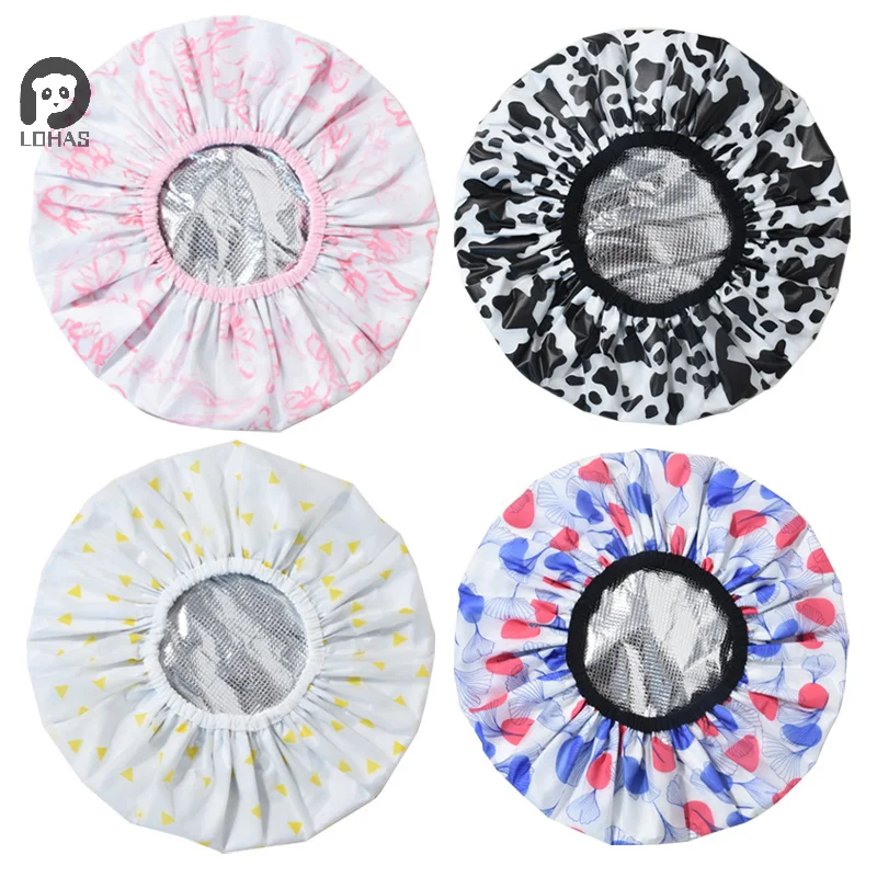 

Самонагревающаяся шапка из оловянной фольги, утолщенная нагревательная паровая маска для волос, портативная парикмахерская, гладкая шапочка для выпечки масла для волос ✔ ☑