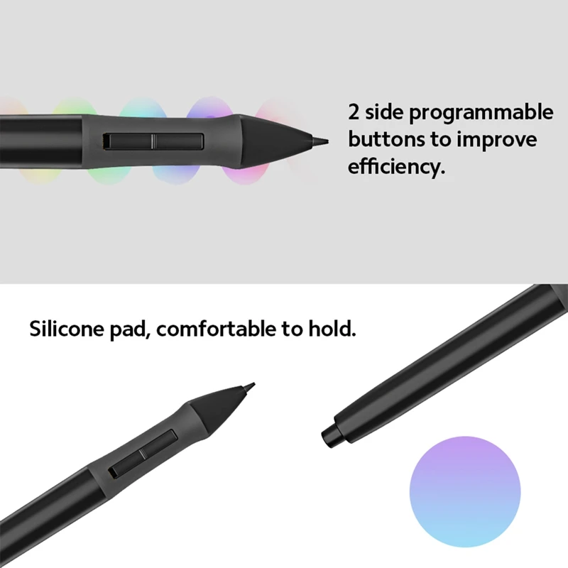 قلم قلم Huion النشط لجهاز لوحي رسومي ، قلم رسم رقمي ، شاشة تعمل باللمس ، بطارية ، pen68