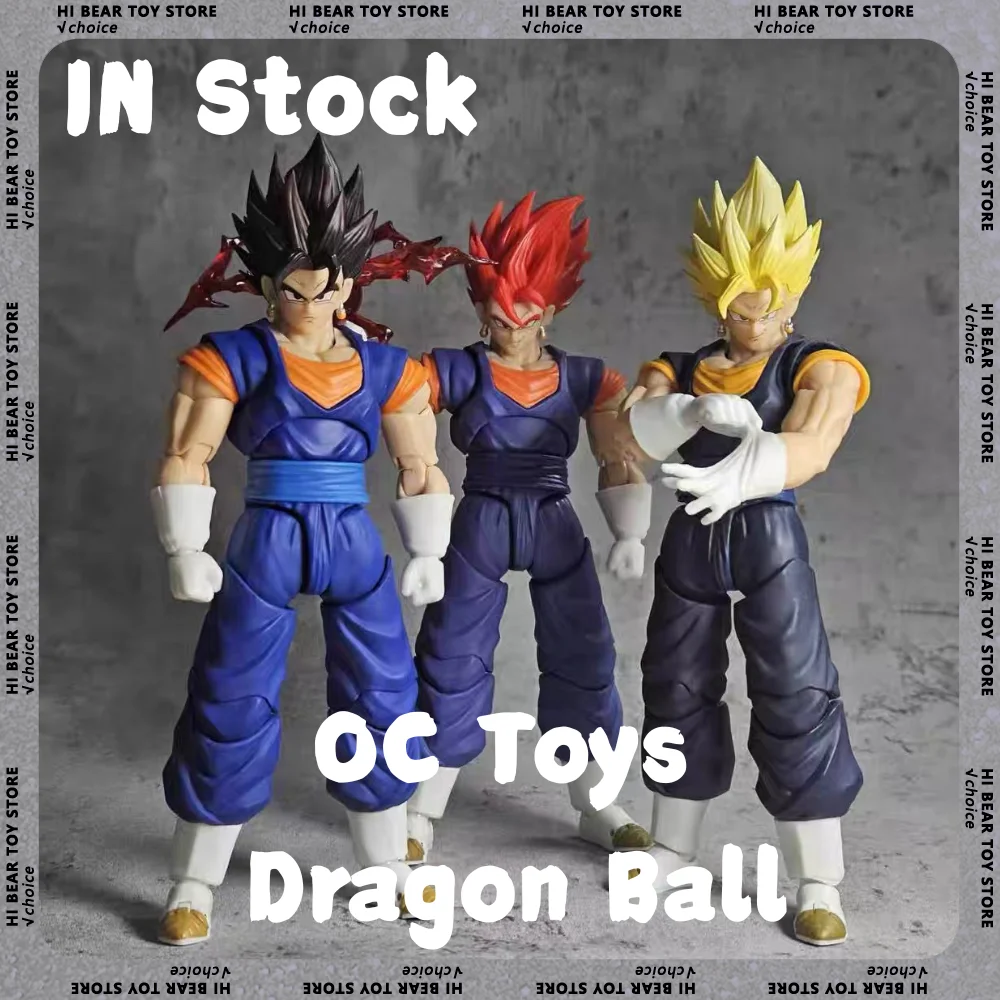 

OC Toys Dragon Ball Anime Figure SHF Super Saiyan SSJ Veggetoo Statue Son Goku Vegito 3.0 Body Action Figures Models Gifts Toys