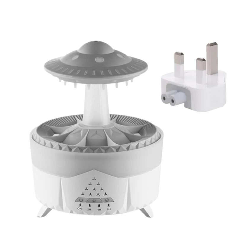 แบบพกพา Air Humidifier Raindrop น่ารัก Air Humidifier เปลี่ยนสี Raindrop Humidifier เหมาะสำหรับรถบ้านสำนักงาน