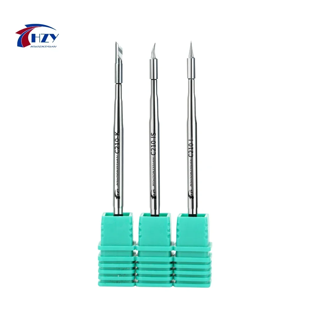 HZY C210-K/I/IS Soldering Iron Tip for Soldering Iron Mobile Phones Soldering Iron Tips Welding Point for Welding Repair Tools