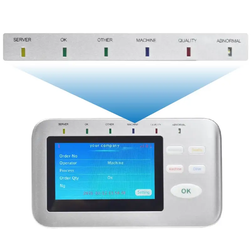 ET430S data collection clothing reporting machine, data real-time upload, transceiver data synchronization