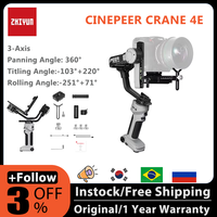 ZHIYUN CINEPEER CRANE 4E Gimbal Stabilizer 3-Axis Handheld for DSLR Mirrorless Cameras for Sony Canon Nikon Panasonic