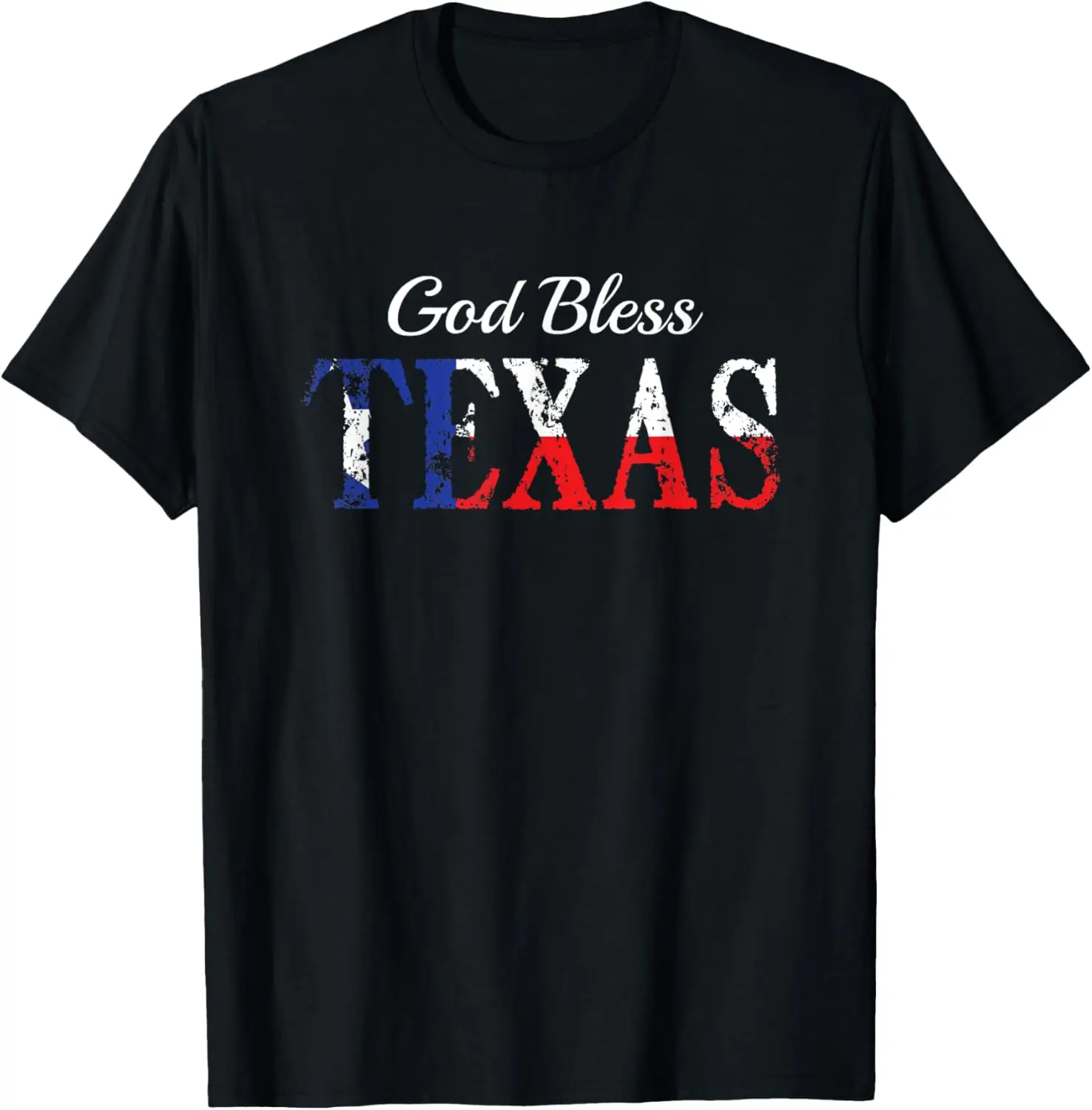 

Рубашка God Bless Texas Lone Star Pride с потертым флагом Техаса