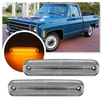 2 uds luz de posición lateral delantera luces de señal de giro de guardabarros para Chevy GMC 1973-1980 C/K C30 K30 C3500 K3500 camiones DRW K5 suburban