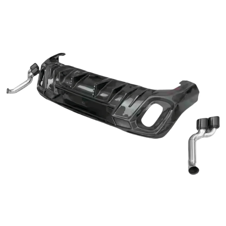 

Reli For Mercedes Benz GLE Coupe W167 C167 Rear Bumper Lip Appearance Upgrade Carbon Fiber Brand New Rear Lip Exhaust Outlet Goo