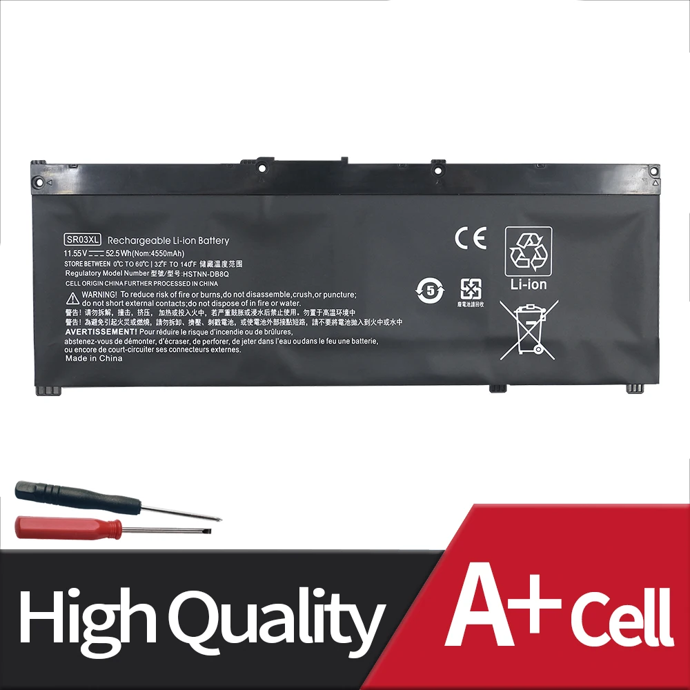 SR03XL Battery For HP OMEN L08934-2B1 L08855-855 15-CE 17-CB0052TX TPN-Q194 TPN-C133 TPN-C134 15-CX0096TX CX0006NT HSTNN-DB8Q