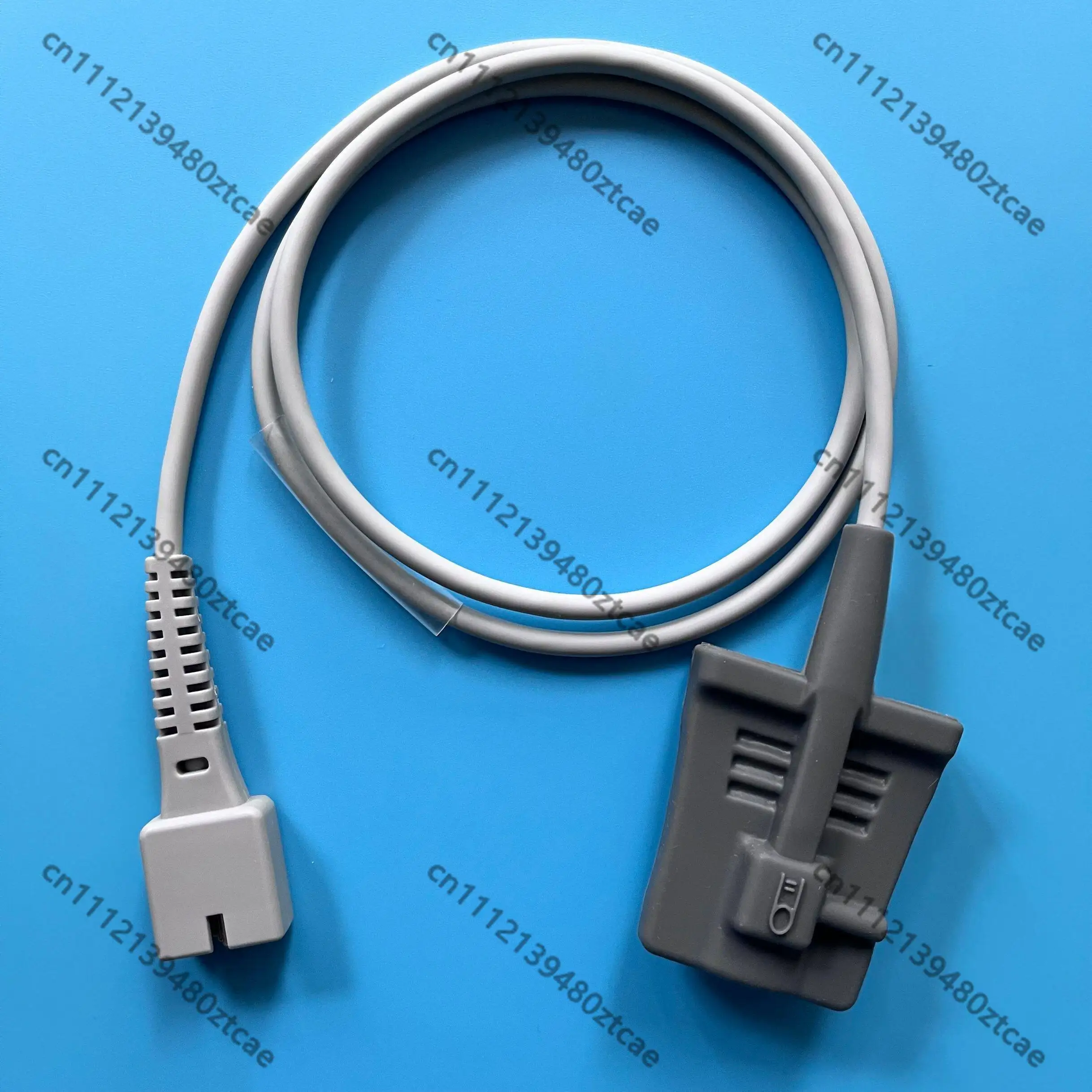 DB9 7Pin SpO2 Sensor Probe, Finger Clip Blood Oxygen Detector for DS-100A, Anti-interference, Flexible TPU Cable