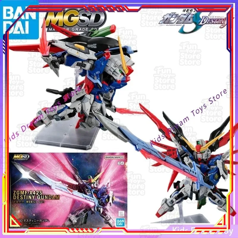 

Bandai MGSD GUNDAM ZGMF-X42S DESTINY GUNDAM Action Figure Anime Model Kit Collectible Toy Gift Official Licensed Assembly