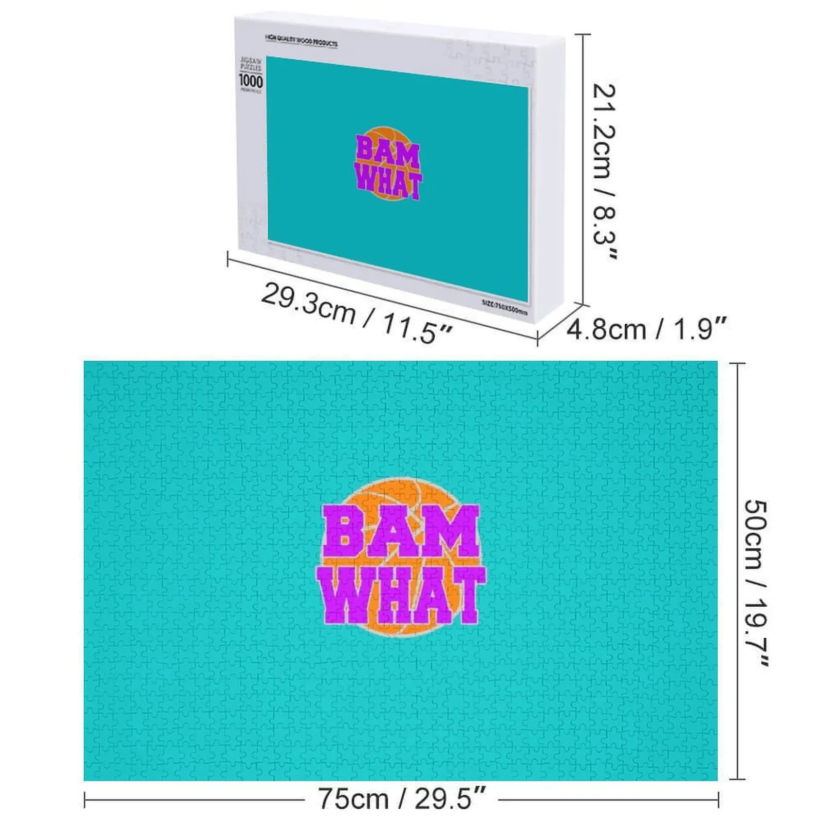 Пазл Bam What Basketball, персонализированные игрушки, индивидуальное изображение, индивидуальный подарок ребенку, деревянное имя, персонализированный пазл на заказ