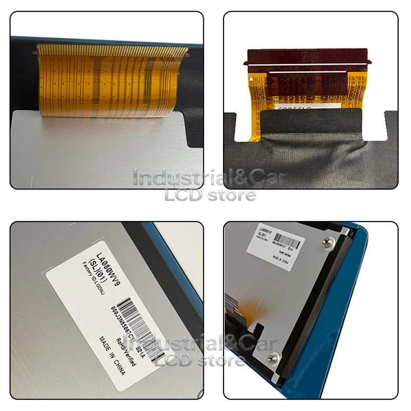 Ekran LCD nawigacji GPS do radia samochodowego Kia Forte, modele 2019-2021, numery 96160M7070WK 96160-M7070WK LA080WV9-SL01 LA080WV9 SL01 — zdjęcie produktu 3