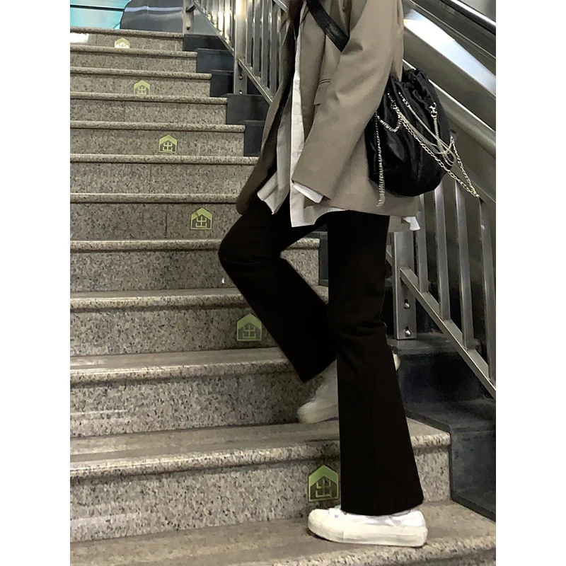 プラスサイズ レディース スキニー ジーンズ ハイウエスト ストレートレッグ 薄型モデル 多用途 ワイドレッグパンツ 夏 薄手 新作 スレ デニム フレア...