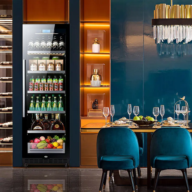 High-end red wine cabinet, constant temperature wine cabinet, office household ice bar, refrigerator, refrigerated fresh-keeping