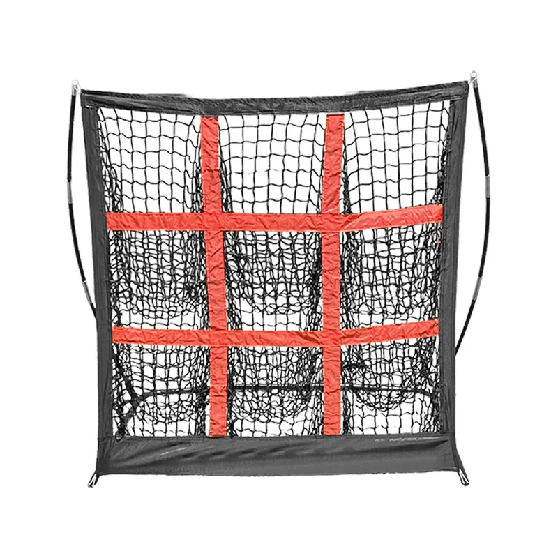 

Portable Baseball Softball Pitching Jiugongge Training Baseball Pitching Practice Net