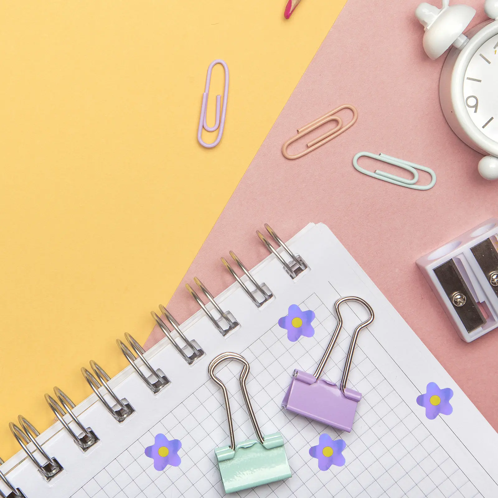 

3 рулона голографических самоклеящихся наклеек с цветами для поощрения учеников, милые декоративные стикеры для учителей и классных комнат