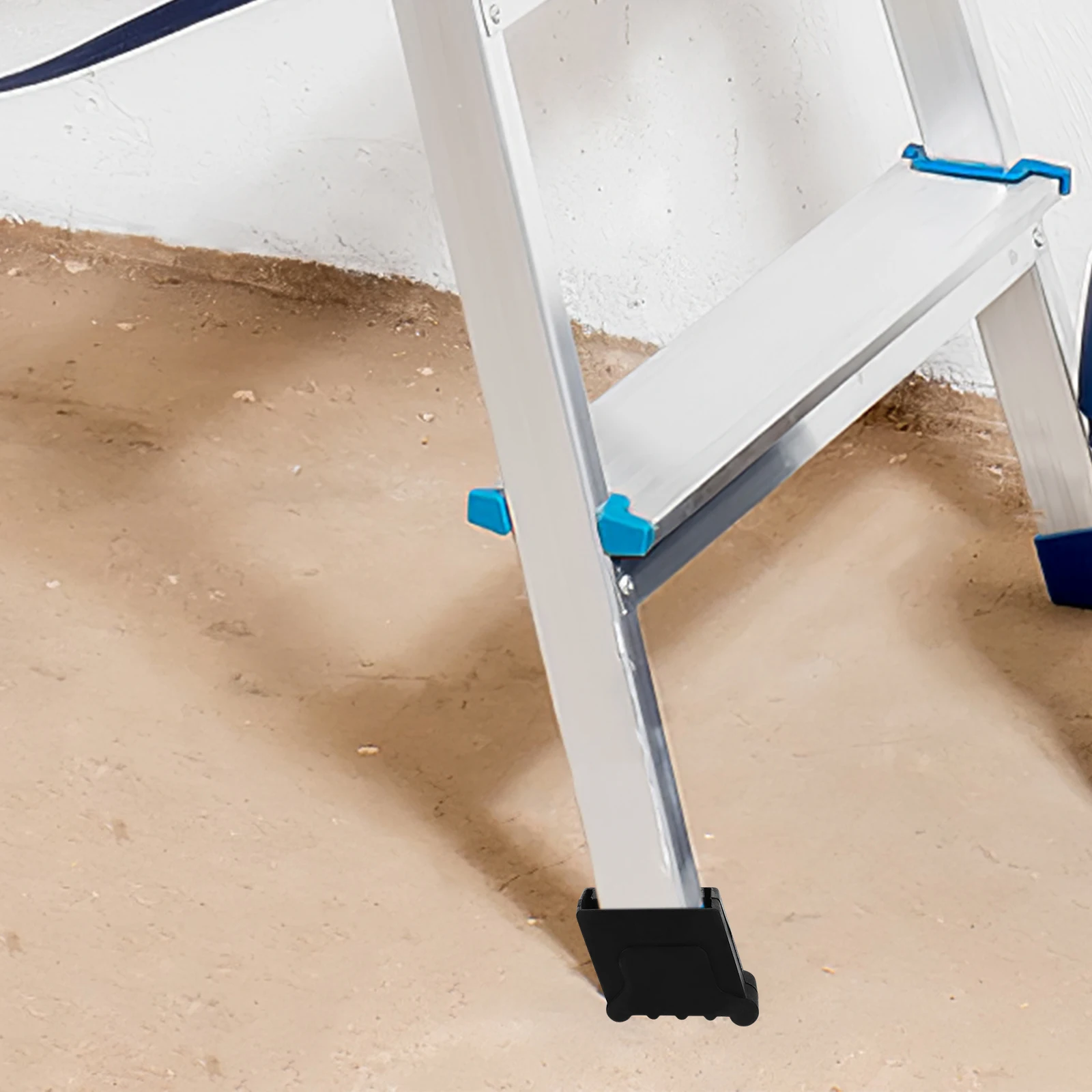 

2Pcs Ladder Feet Protective Covers Thickened Rubber Pads Ladder Stabilizer Noise Reduction Replacement for Home Engineering