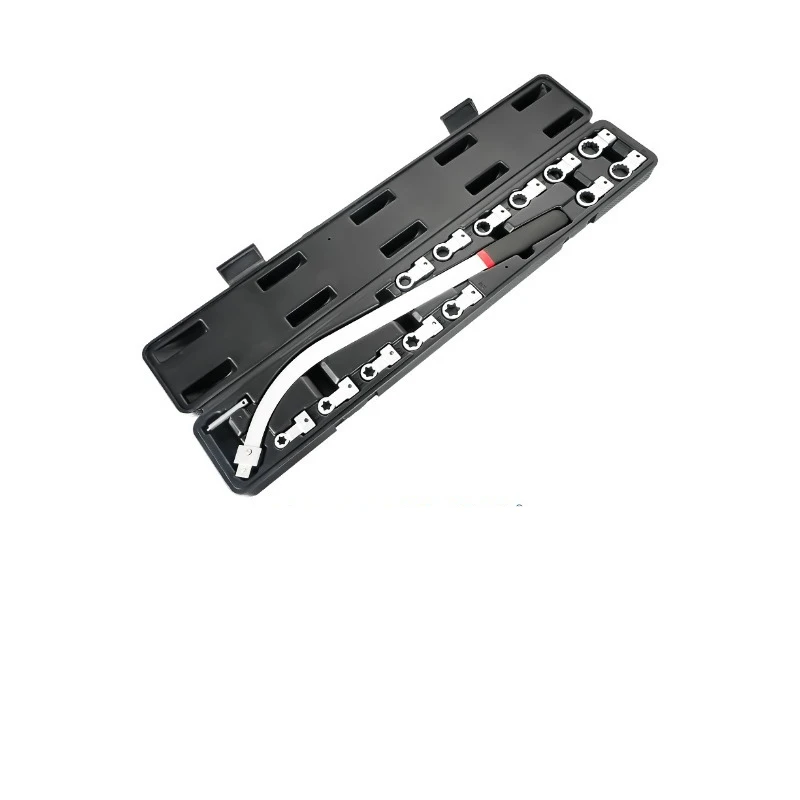 

Automobile engine idler tensioner, pulley adjustment wrench lengthened E-type socket wrench special disassembly and assembly