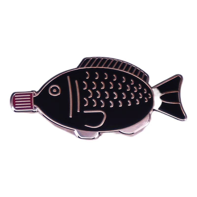 Bouteille de poisson Soy aissce, broche de poisson sushi, épinglette, insigne de cuisine japonaise, accessoire