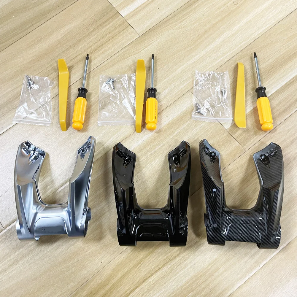 Car Steering Wheel Low Trim Cover For Mecedes Benz AMG A B C E G CLA W213 W238 W463 W257 C118 2019-2021 ABS Plastic Style