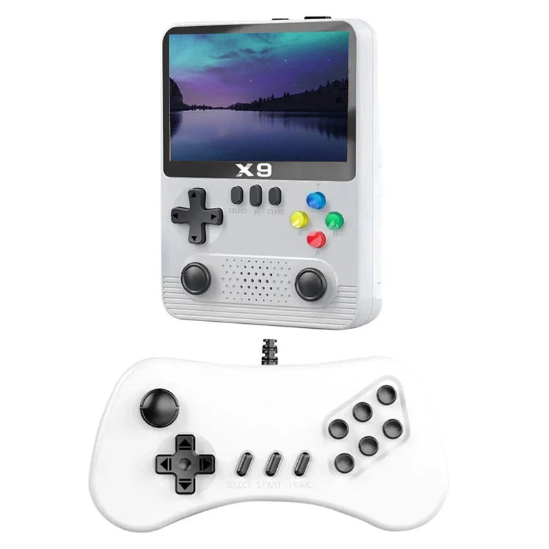 

Игровая консоль X9, 10000 + игр, 3,5 дюйма, 2000 мАч, для GBA GBC NES, 11 типов симуляторов