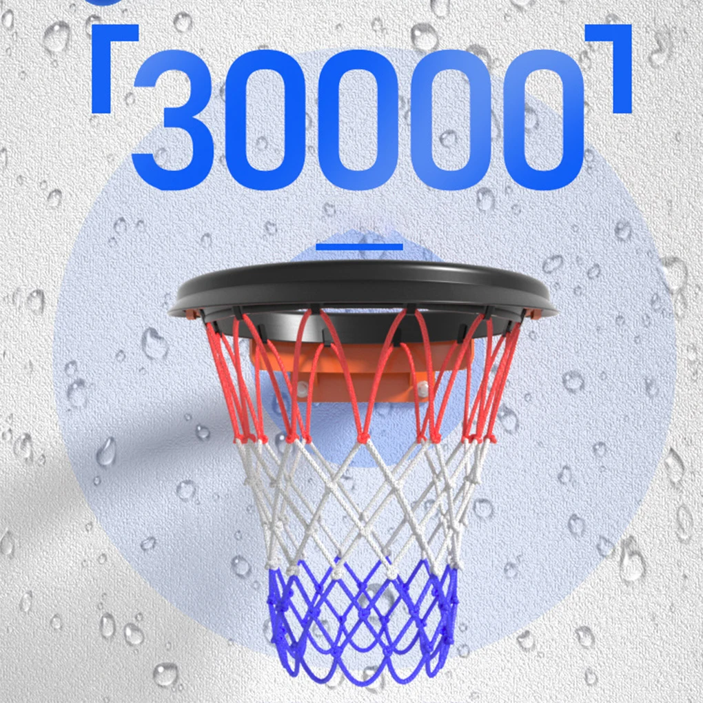 Professional PU Portable Basketball Net Frame Easy Setup 2.Universal Compatibility 3. Materials Black Colored Net