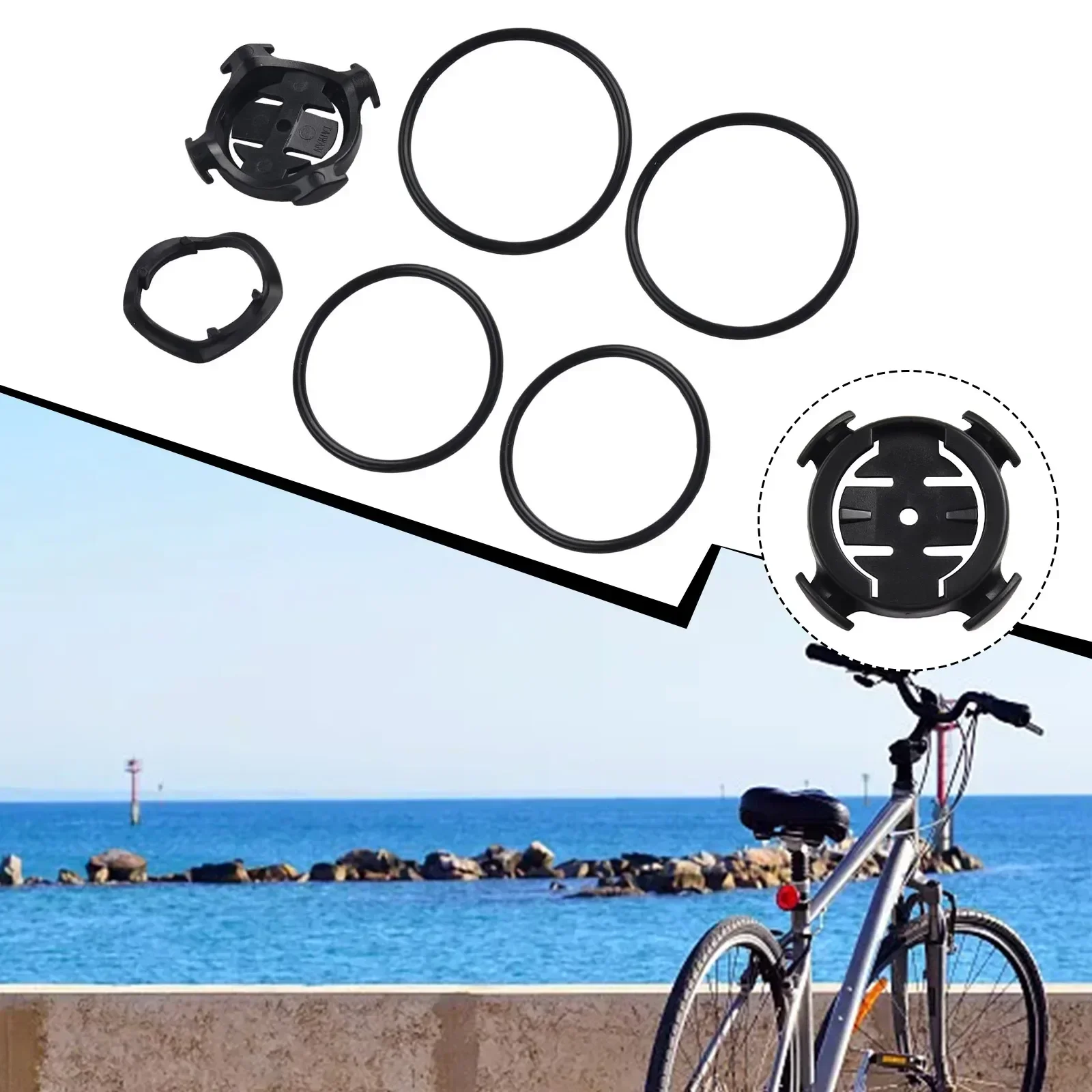 Bicycle Computer Mount Bike Edge Quarter Turn Computer Mount For Garmin Stem For Handlebar Speedmeter Brackets Holder