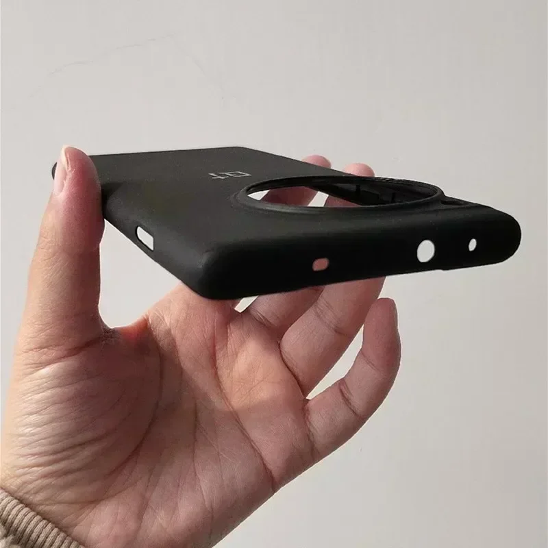 Für OnePlus 12R/Ace 3, Original-Handyhülle, ultradünn, weiche Rückseite, stoßfest, matt, luxuriös, Gummi-Haut-Abdeckung, Anti-Fingerabdruck