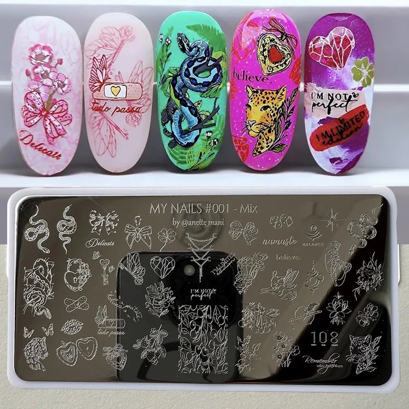 XMQ STAMPING NAIL PLATES FRUIT TEMPLATES SKULL IMAGEPLATE Halloween