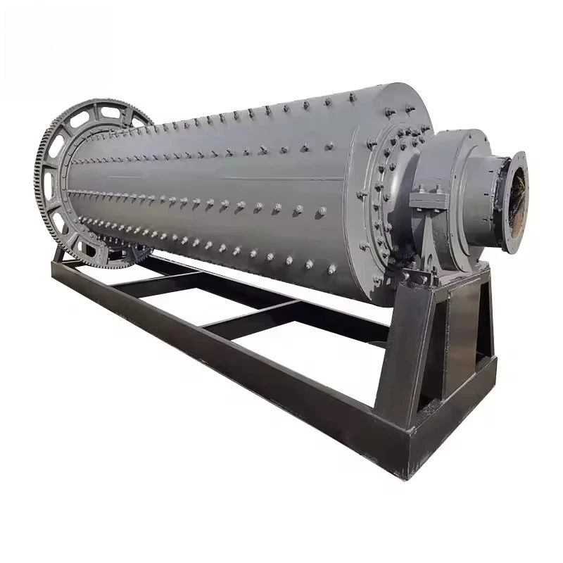 Lab Ball Mill 100kg-500kg/h Small Ore Grinder For Rock Mineral Sample Research Portable Light Weight Customized Control Cabinet