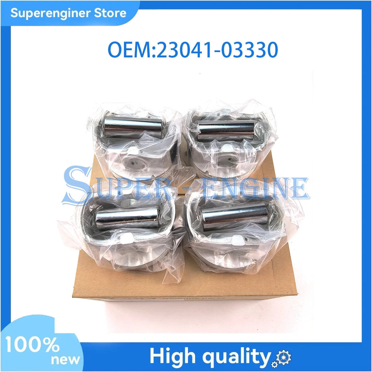 

23041-03330 Brand new Engine Pistons Rings Set For Hyundai I10 I20 Kia Picanto 1.2l Kappa 2304103330