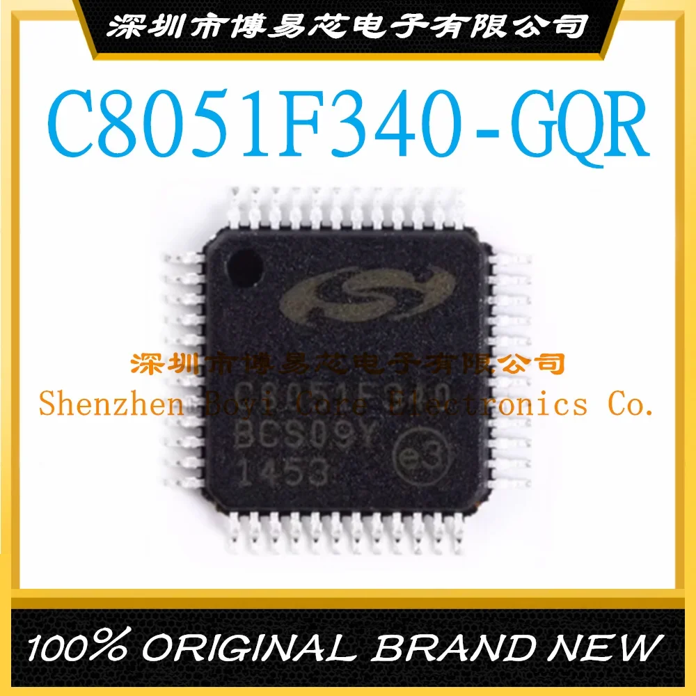 C8051F340-GQR Package: TQFP-48(7x7) CPU core: 51 series CPU maximum frequency: 48MHz 2.7V~3.6V 64KB GPIO port number: 40