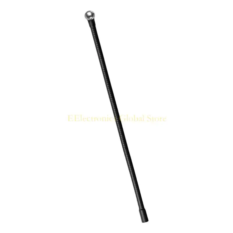 

462B 1/4Inch Female Screw to 17.4mm Ballhead Metal Hose for Tripod Phone Tablets Stand Led Light Gooseneck Arm 1/4 Teeth