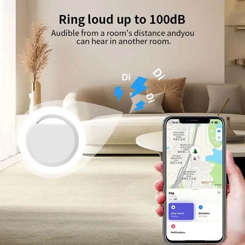 Xiaomi Smart GPS Tracker Work ITag For IOS APP Anti Lost Reminder Device MFI Rated Global GPS Car Key Pet Kids Finder Locator