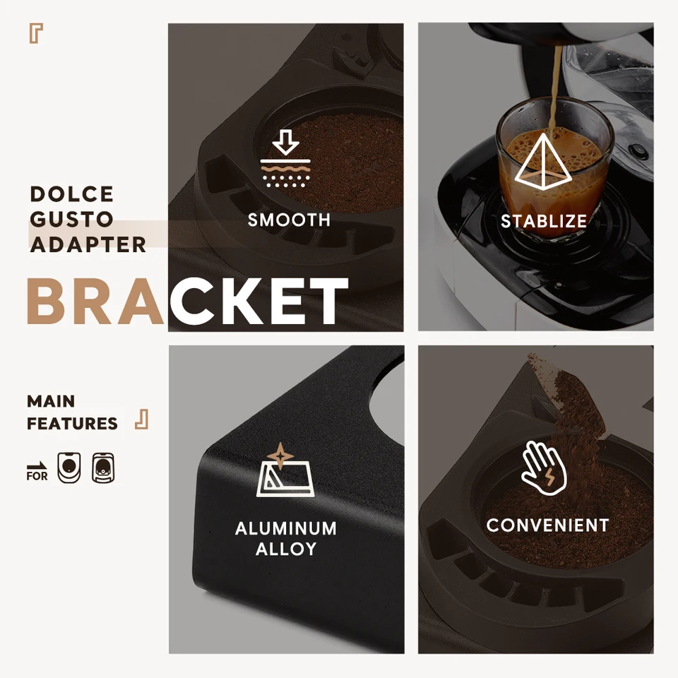 Adaptateur De Capsules Otufan Pour Machines DOLCE GUSTO - Compatible Jetables Et Réutilisables