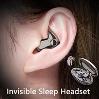 SK MD538 Invisible Sleep Wireless Earphone TWS Bluetooth Hidden Earbuds IPX6 Waterproof Noise Cancelling Sports Headphones