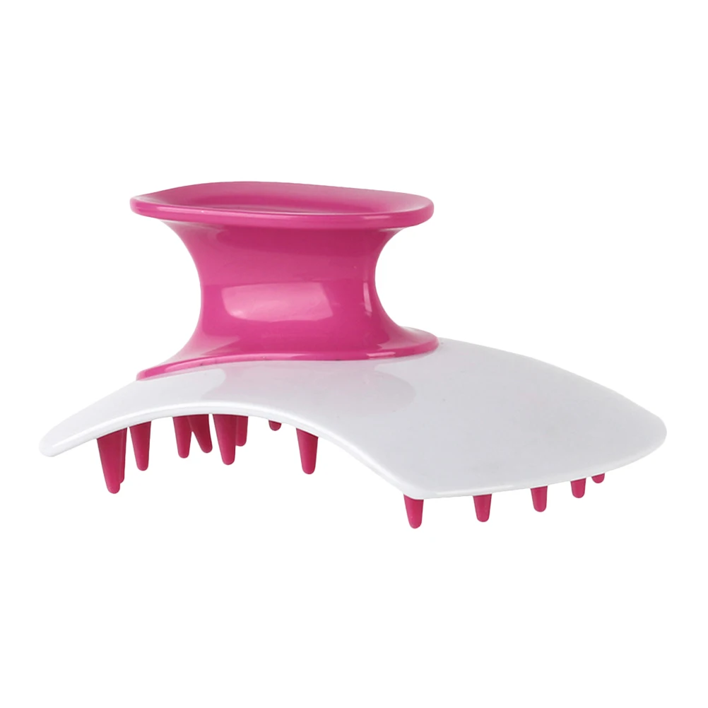 

Silicone Shampoo Brush Scalp Massager Hair Scrubber Compact Design Easy Cleaning Portable Home Travel Use Safe Material Durable