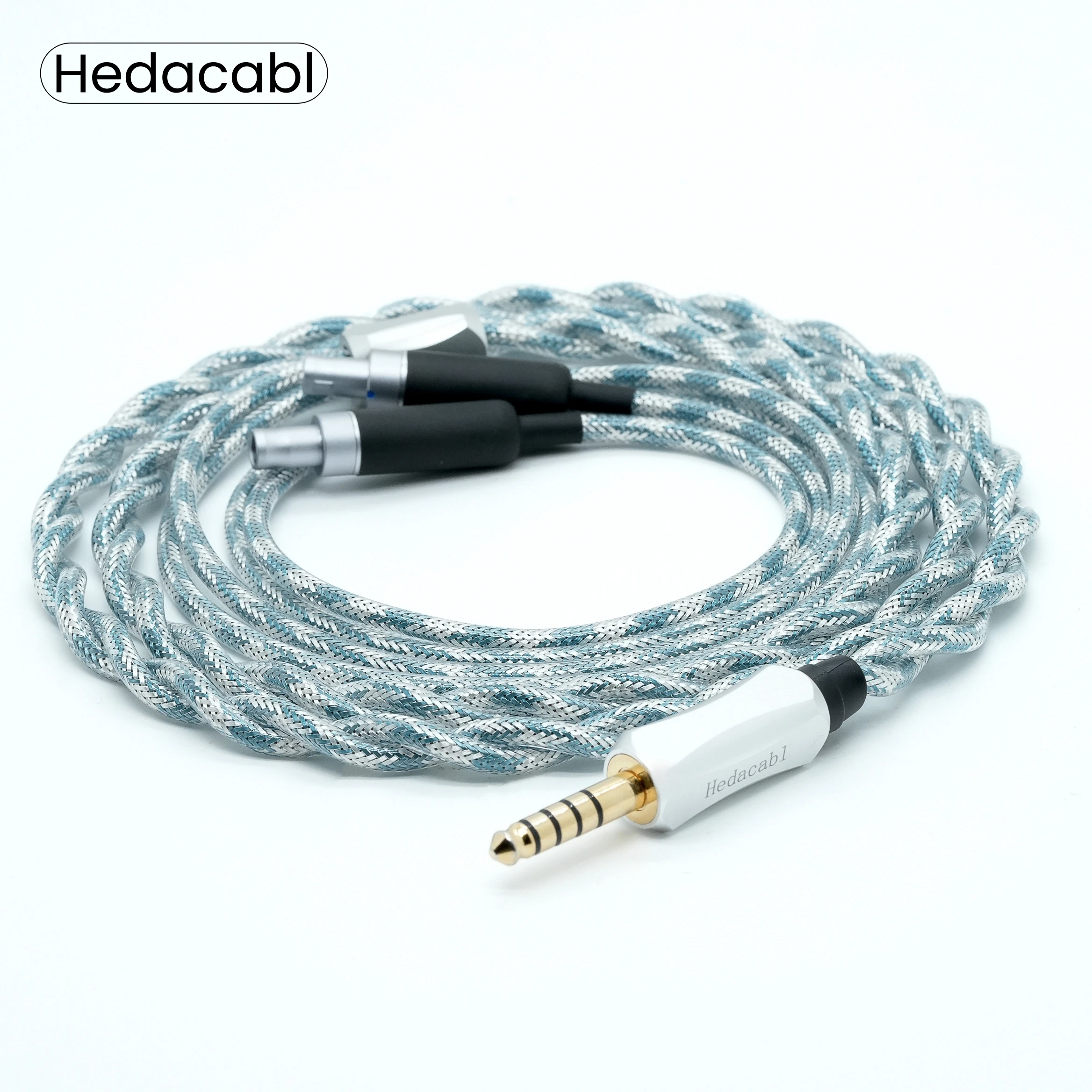 

Hedacabl HD-02 2-Core 7N OCC Upgrade Cable, Suitable For Sennheiser HD800, HD800s, HD820, HD820s, Dharma D1000 Headphones