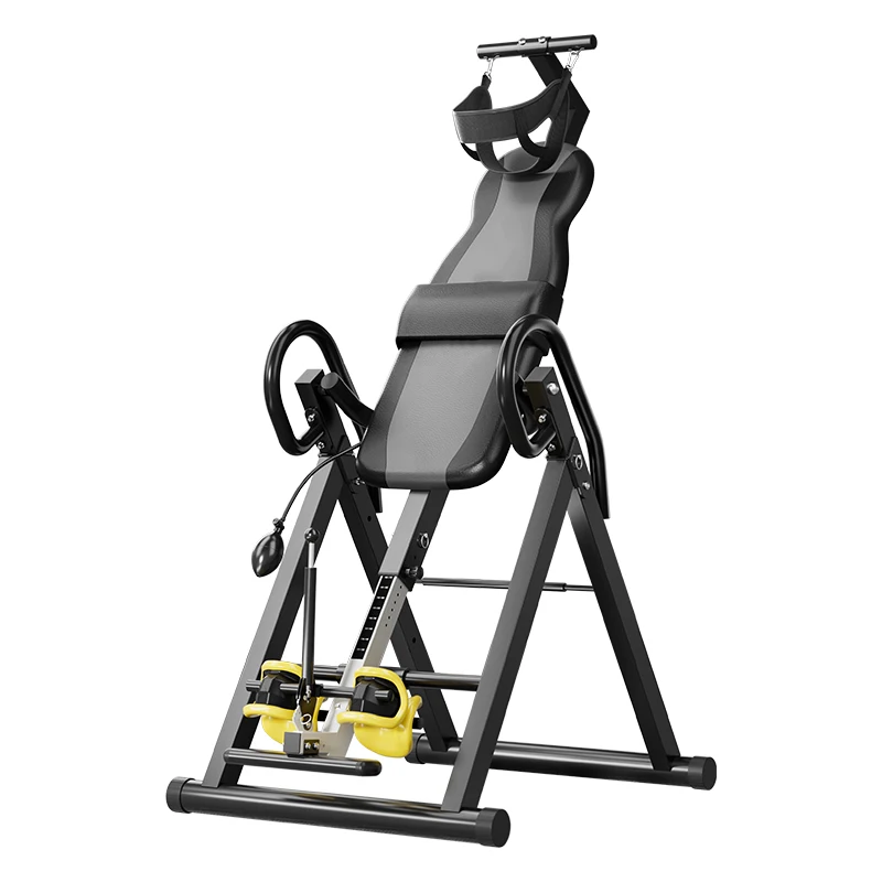 

DAPOW Customized Logo Heavy Duty Inversion Table with Adjustable Headrest and Protective Cover