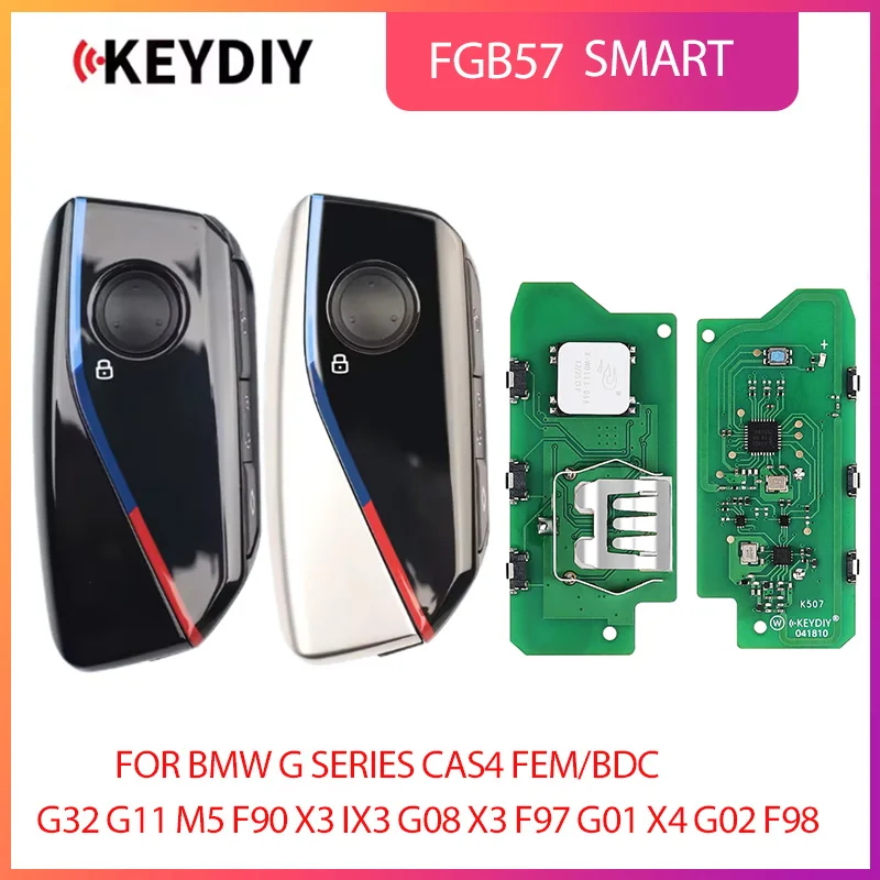 

Плата управления MagickeyKEYDIY FGB57 Smart Remote PCB 434 МГц для BMW G серии CAS4 FEM/BDC G32 G11 M5 F90 X3 IX3 G08 X3 F97 G01 X4 G02 F98