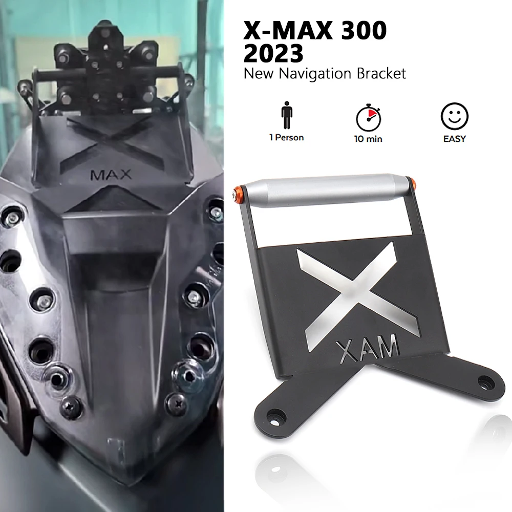 

Motorcycle Accessories Phone Holder GPS Navigation Bracket Mounting 22mm For YAMAHA XMAX300 XMAX 300 X-MAX300 X-MAX 300 2023