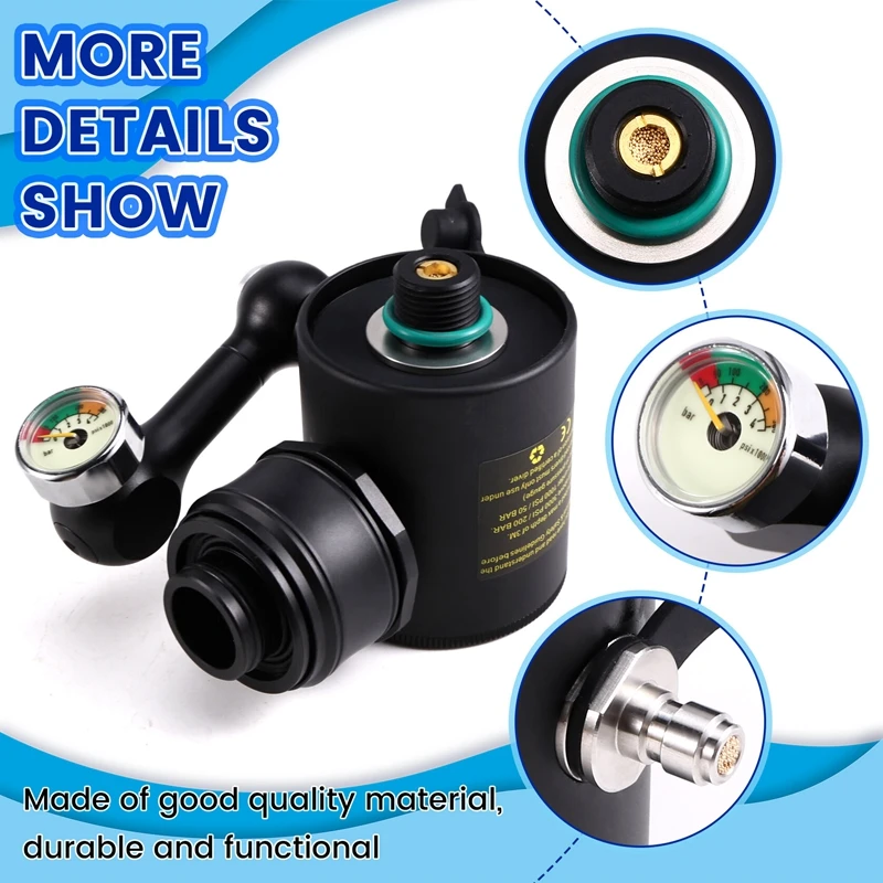 ABJX New 0.5L Plus Oxygen Cylinder Diving Underwater Breather Swimming Equipment Breathing Tank Breathing Valve Head