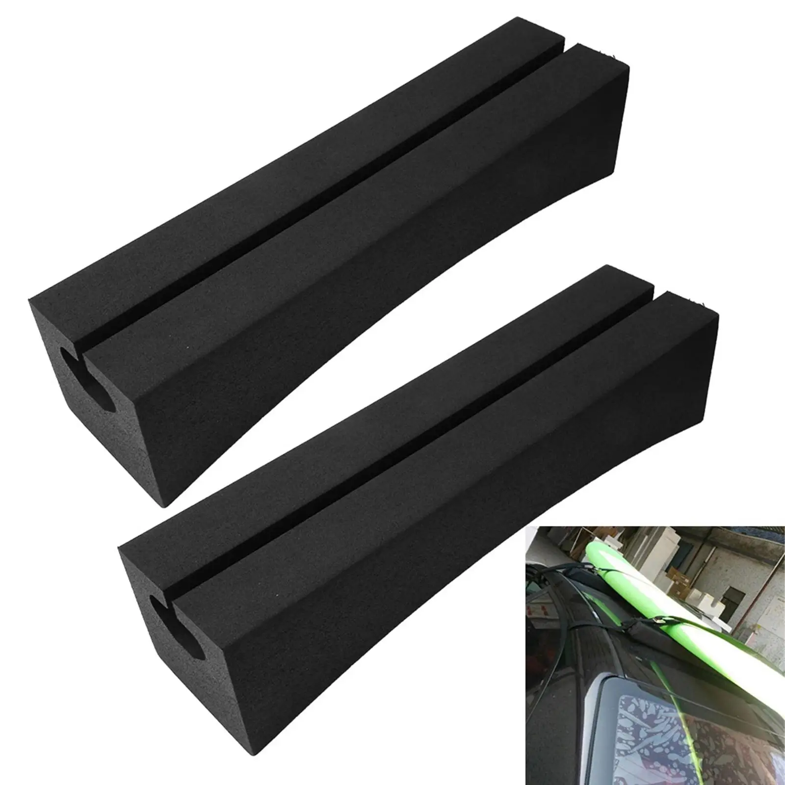 

Car Roof Kayak Carrier Kit High Performance Soft Rack Pad EVA Material Kayaking Accessory for Vehicles