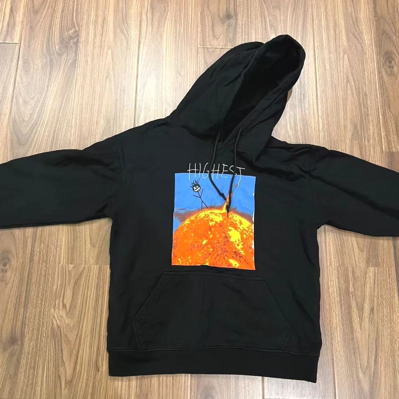 

Cactus Jack Hoodies High Quality Sun Print Pullover Hoody Loose Casual Men's Women's Sweatshirts Harajuku