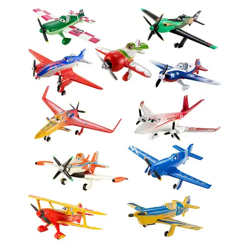 Pixar Planes Dust Crophopper Skipper Dottie Ehsani Forklift Metal Diecast Model Aircraft Toy Children Birthday Gift