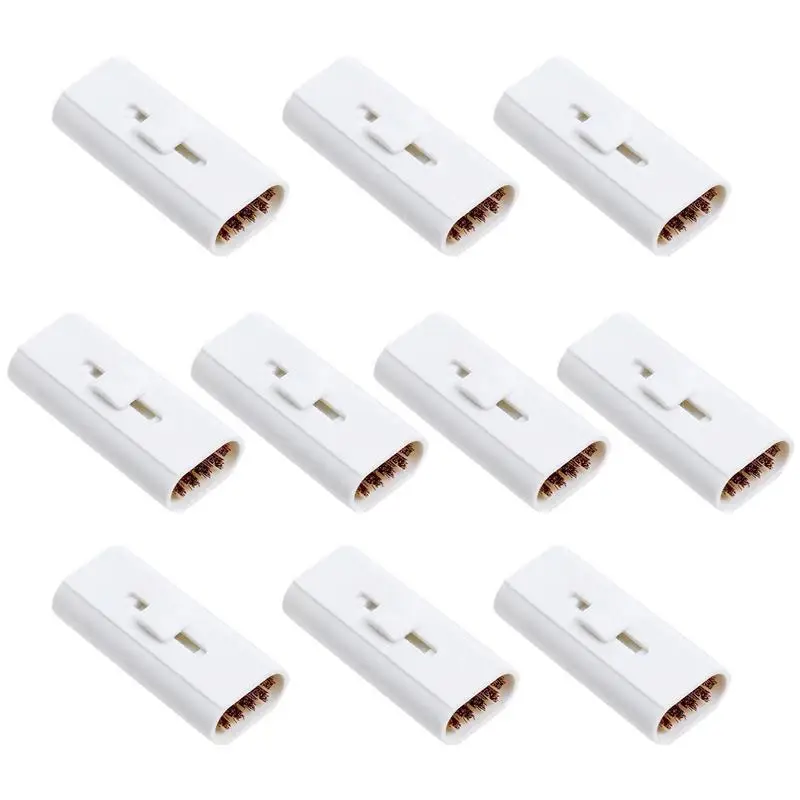 

Golf Club Brush 10X Groove Scrub Golf Club Cleaner Brush Portable Pocket-Size Double Head Retractable Sport Wire Bristle Gear