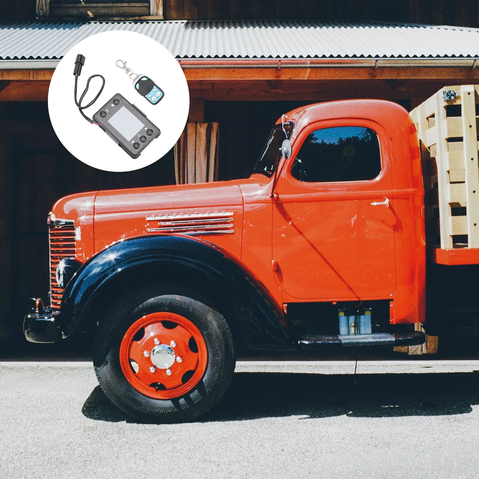 

1Set Car Heater LCD Display Monitor Replacement Switch Controller Parking Heater Accessory Auto Heating Time Control Universal